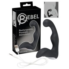   Rebel - vibracijski stimulator prostate - polnjenje USB - črna