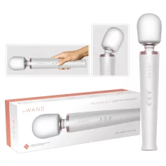 le Wand - masažni vibrator - akumulatorski - bela