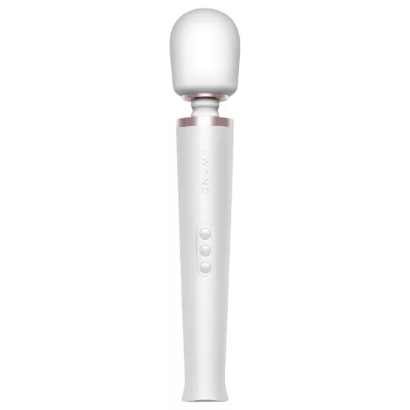 le Wand - masažni vibrator - akumulatorski - bela