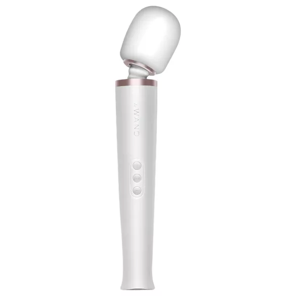 le Wand - masažni vibrator - akumulatorski - bela