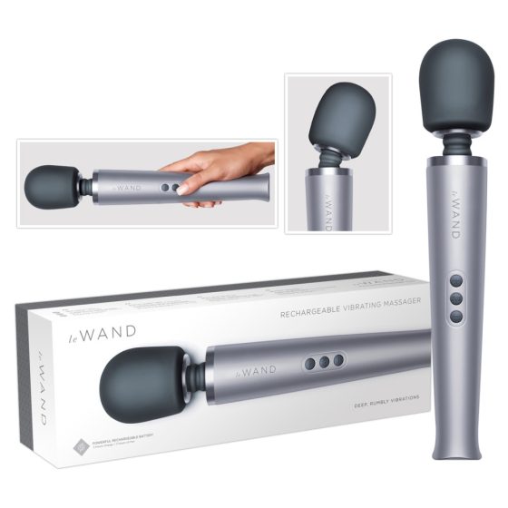 le Wand - ekskluzivni brezžični vibracijski maser (srebrn)