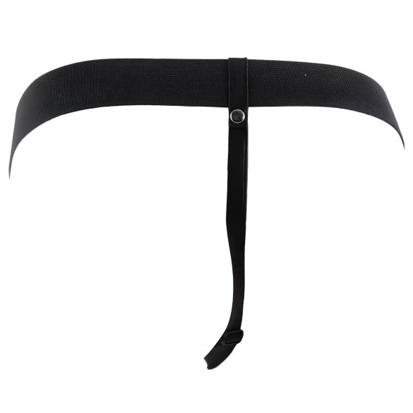 Fetish Strap-on 9 - nastavljiv strap-on vibrator - naravna barva