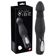 You2Toys - analni vibrator - potisni, vibracijski - črna