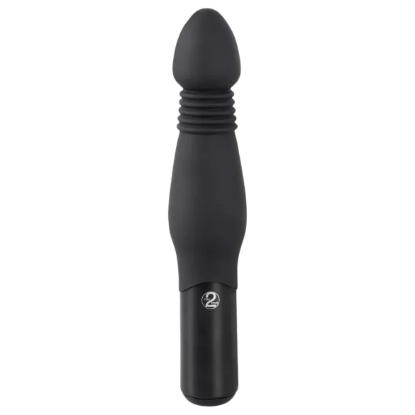 You2Toys - analni vibrator - potisni, vibracijski - črna
