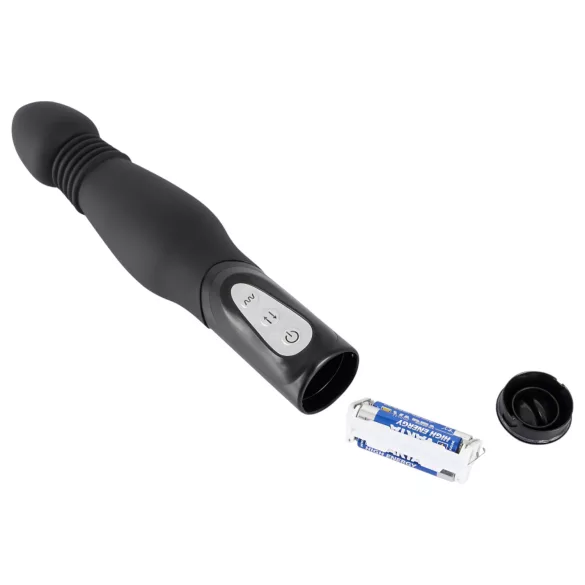 You2Toys - analni vibrator - potisni, vibracijski - črna