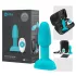 b-Vibe - analni vibrator z vrtečimi kroglicami - turkizna