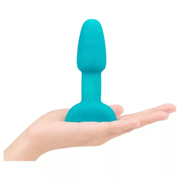 b-Vibe - analni vibrator z vrtečimi kroglicami - turkizna