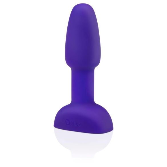 b-Vibe Rimming - vrtljivi kroglični analni vibrator (vijolična)