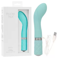   Pillow Talk Sassy - vibrator za G-točko - polnilni - turkizna