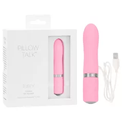   Pillow Talk Flirty - vibracijski masažer paličica - akumulatorski - roza