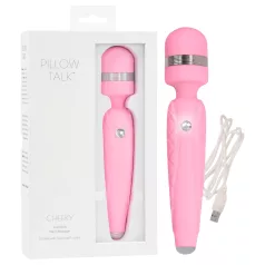   Pillow Talk Cheeky Wand - akumulatorski masažni vibrator (roza)