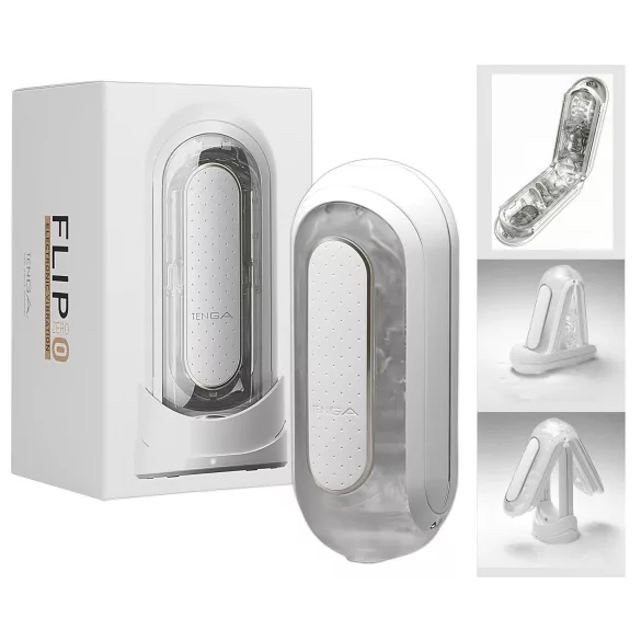 TENGA Flip Zero - vibracijski masturbator - bela