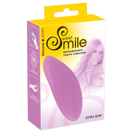 SMILE Touch - Prilagodljiv klitorisni vibrator z možnostjo polnjenja (vijolična)