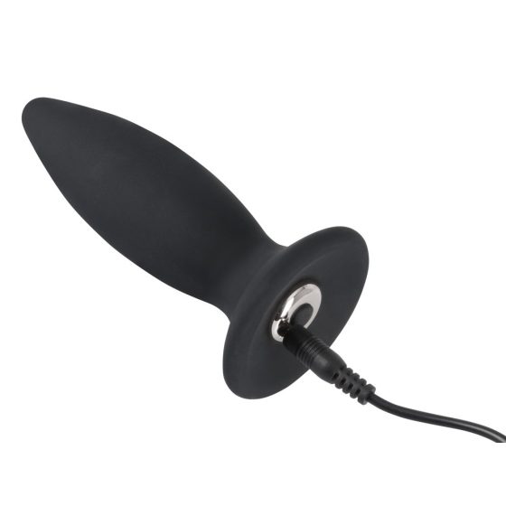 Black Velvet S - Začetni analni vibrator z možnostjo polnjenja - majhen (črn)