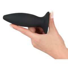   Black Velvet M - vmesni analni vibrator z možnostjo polnjenja - normalen (črn)