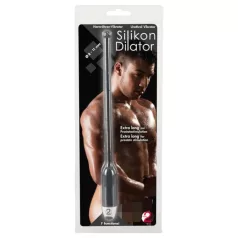   You2Toys - dilator za penis - vibracijski, silikon, črn (8-11 mm)