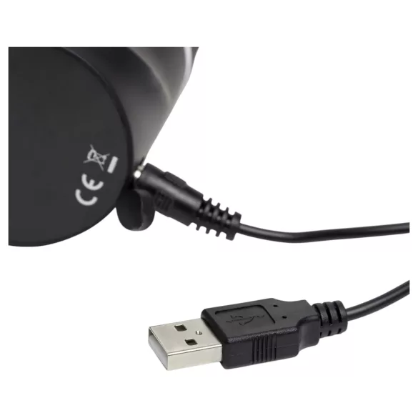 Happyrabbit Realistic - vibrator z ročajem za klitoris - vodoodporen