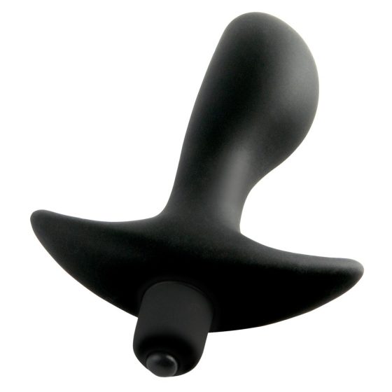 analfantasy perfect plug - vodoodporen silikonski vibrator za prostato (črn)