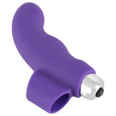   SMILE Finger - valovit silikonski prstni vibrator (vijoličen)