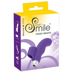   SMILE Finger - valovit silikonski vibrator za prste (vijolična)