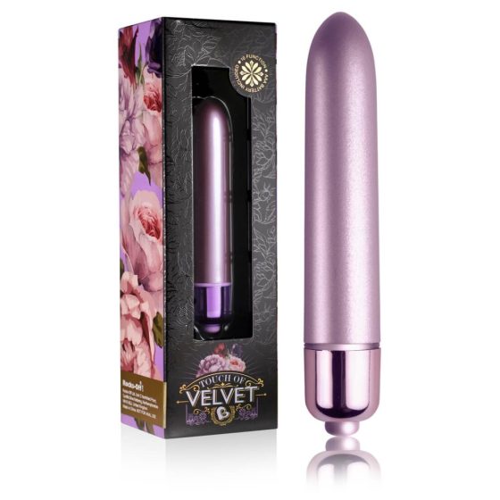 Touch of Velvet - mini vibrator za šminko (10 utripov) - vijolična