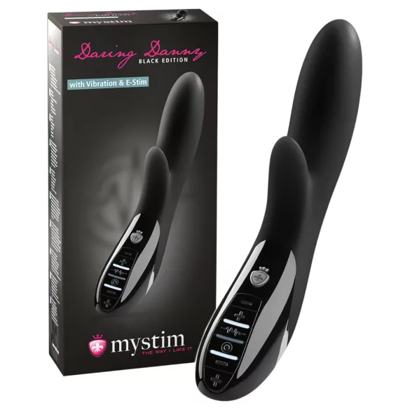 mystim Daring Danny - elektro stimulacijski vibrator (črn)