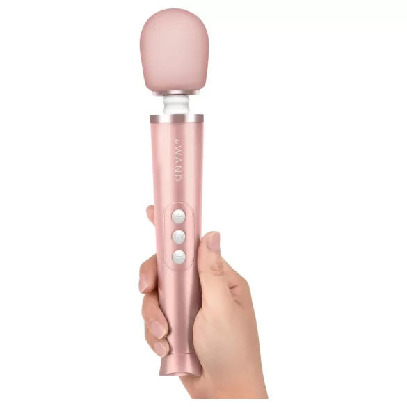 Le Wand Petite - masažna palica vibrator - roza zlata