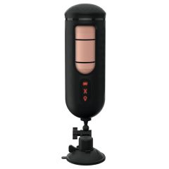   PDX Elite Mega Milker - vibracijski masturbator z glavo penisa (črn)