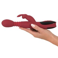   You2Toys - Massager - vibrator za G-točko (rdeč), ki se polni, vrti z udarci in ogrevanjem (rdeč)