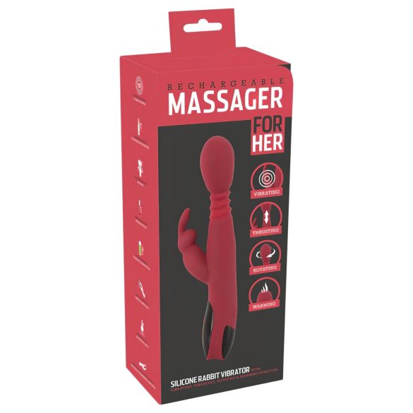 You2Toys Massager - vibrator za G-točko z gibanjem, rotacijo in segrevanjem