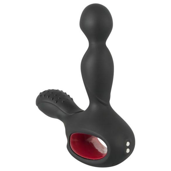 You2Toys - masažer prostate - vibrira, vrti, greje - črna