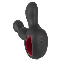  You2Toys - Masažni pripomoček - baterijski vrtljivi vibrator z gretjem prostate (črn)