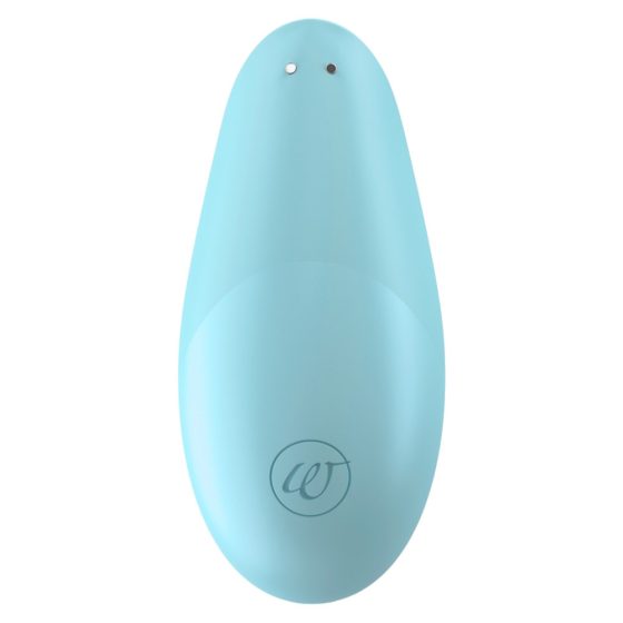 Womanizer Liberty - vodoodporen stimulator klitorisa na baterije (turkizno modra)