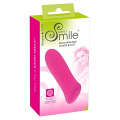   SMILE Power Bullett - polnilni, izjemno močan vibrator z majhnim drogom (roza)