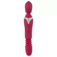 Javida Thrusting - 3v1 masažni vibrator (rdeč)