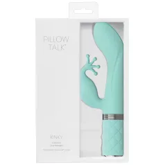   Pillow Talk Kinky - polnilni, 2-motorni G-točka vibrator (turkizen)