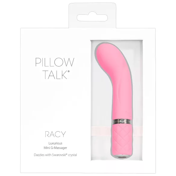 Pillow Talk Racy - akumulatorski, ozek vibrator za točko G (roza)