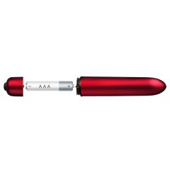   Rouge Allure - vibrator z normalno palico (10 ritmov) - rdeč