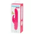Happyrabbit Curve Slim - vibrator z ročajem za klitoris - vodoodporen - roza