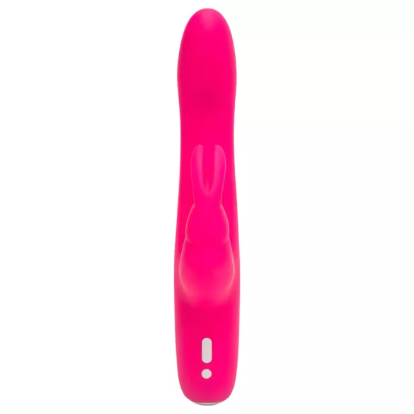 Happyrabbit Curve Slim - vibrator z ročajem za klitoris - vodoodporen - roza
