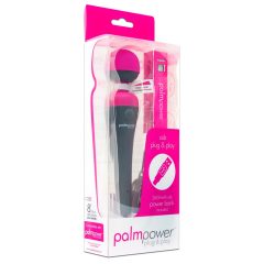   PalmPower Wand - velik masažni vibrator USB z baterijo za napajanje (roza-siva)
