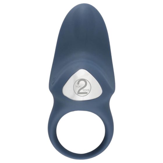You2Toys - Petelinji obroček - vibracijski obroček za penis na baterije (modri)