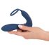 You2Toys Prostate Plug - analni vibrator s penisnim obročom (modra)