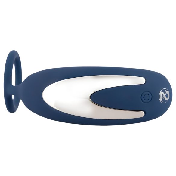 You2Toys Prostate Plug - analni vibrator s penisnim obročom (modra)