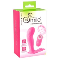   SMILE G-Spot Panty - vibrator, ki ga je mogoče polniti, z radijskim nadzorom (roza)