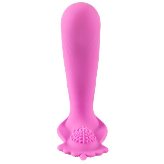 SMILE G-Spot Panty - vibrator, ki ga je mogoče polniti, z radijskim nadzorom (roza)