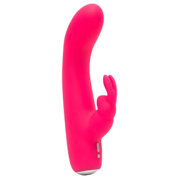 Happyrabbit - mini zajček vibrator - polnjenje USB - roza