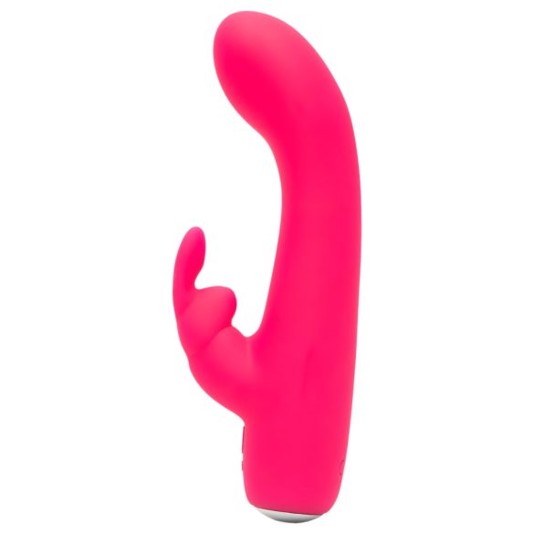 Happyrabbit - mini zajček vibrator - polnjenje USB - roza