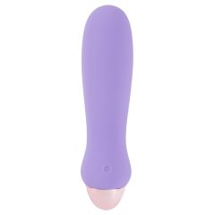   Cuties Mini Purple - vibrator s silikonskimi palicami za polnjenje (vijolična)