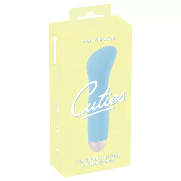 You2Toys - Cuties Mini Blue - akumulatorski, G-točkovni vibrator (turkizen)